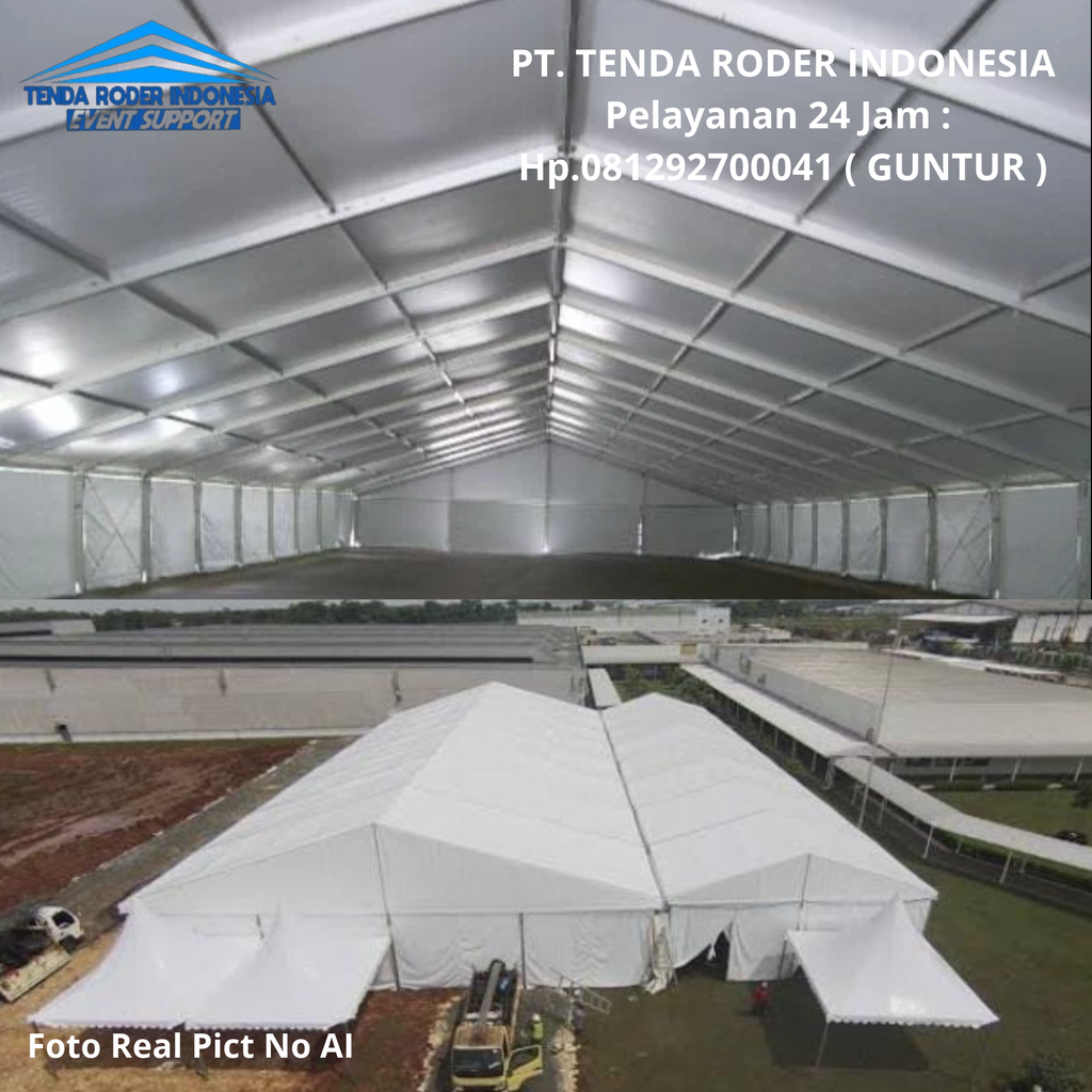 Sewa Tenda Roder Top Komplit Ukuran Jakarta 081292700041