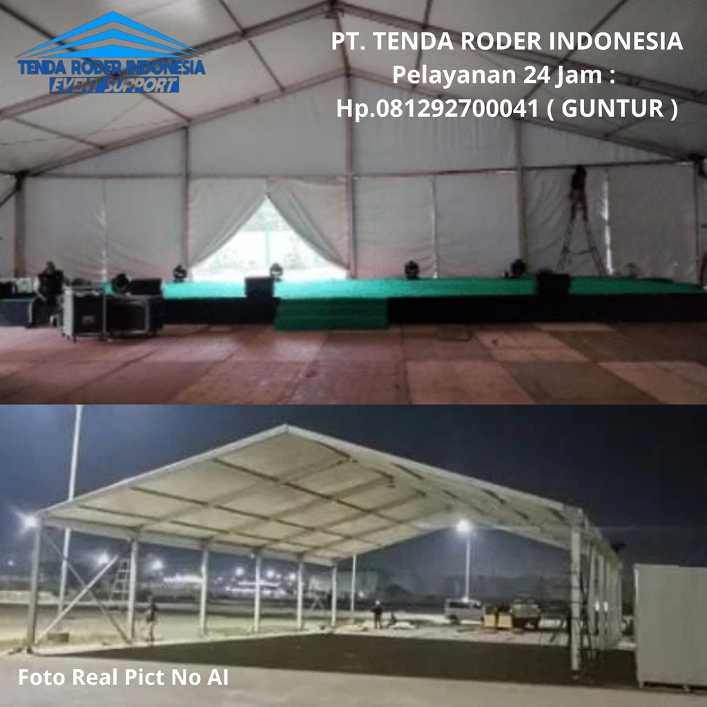 Sewa Tenda Roder Top Komplit Ukuran Jakarta 081292700041
