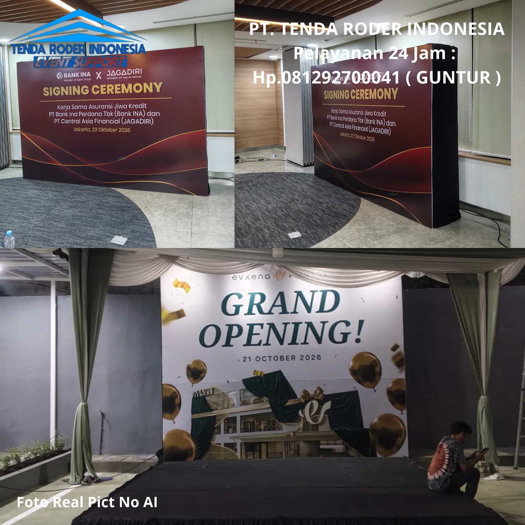Sewa Tenda Roder,Backdrop,Panggung Outdoor Serang
