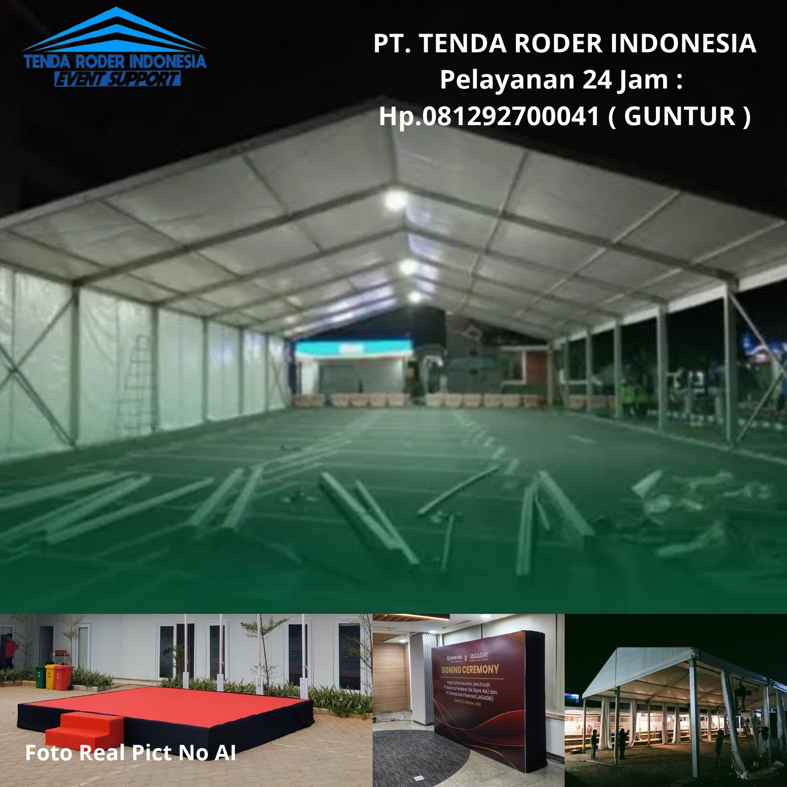 Sewa Tenda Roder,Backdrop,Panggung Outdoor Serang