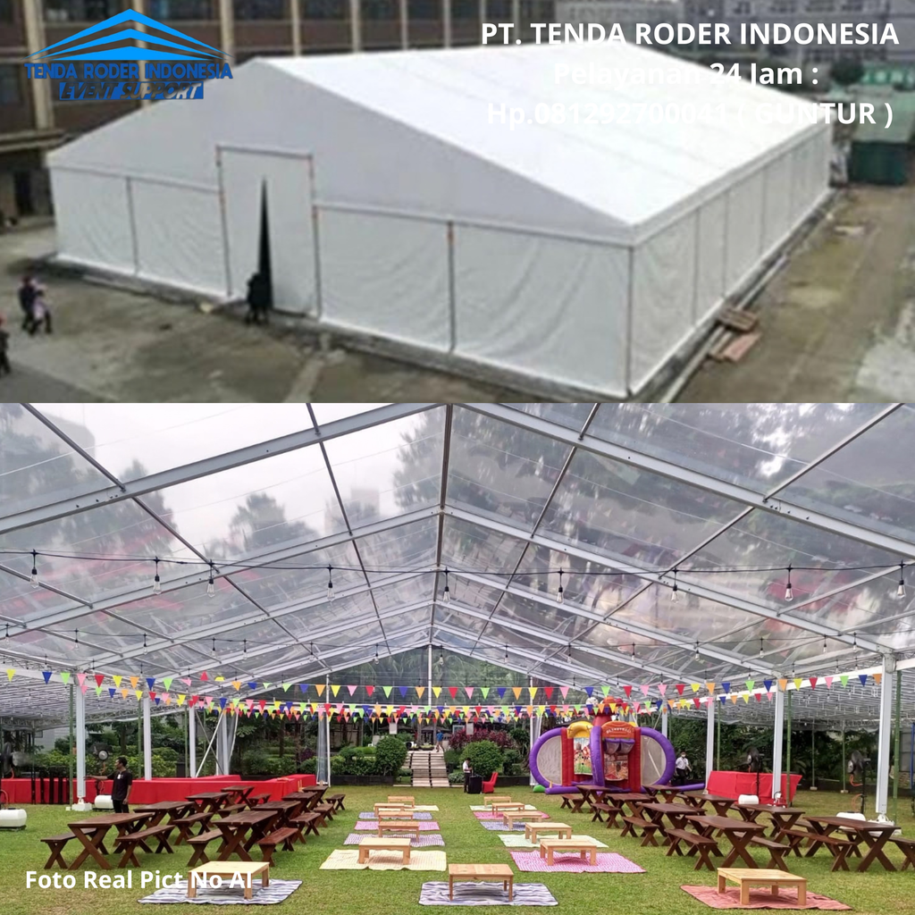 Sewa Tenda Roder,Meja, Bangku Taman PIK2 081292700041