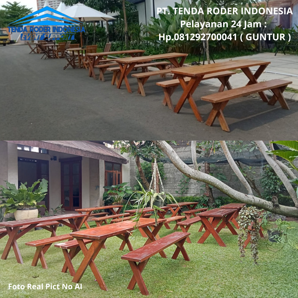 Sewa Tenda Roder,Meja, Bangku Taman PIK2 081292700041