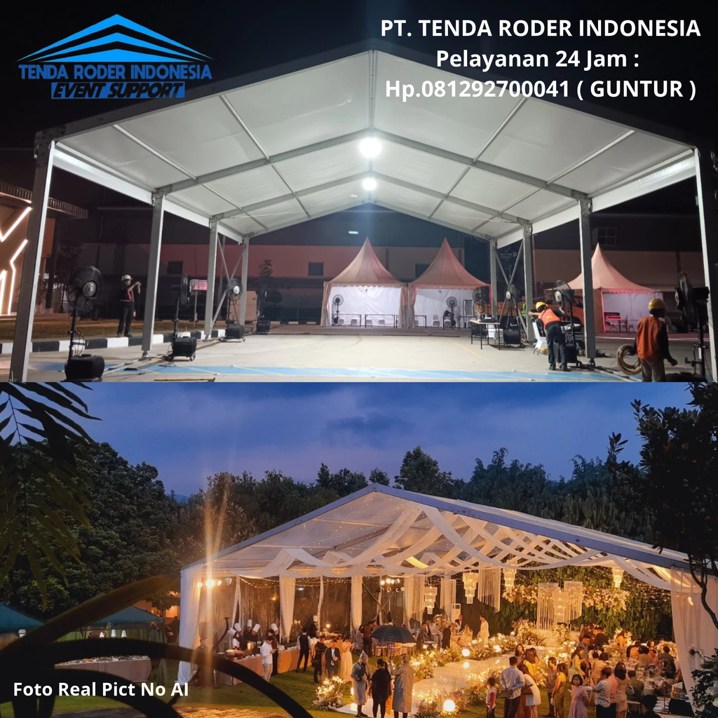 Sewa Tenda sarnafil Plus Fascia,Tenda Roder Bogor 081292700041