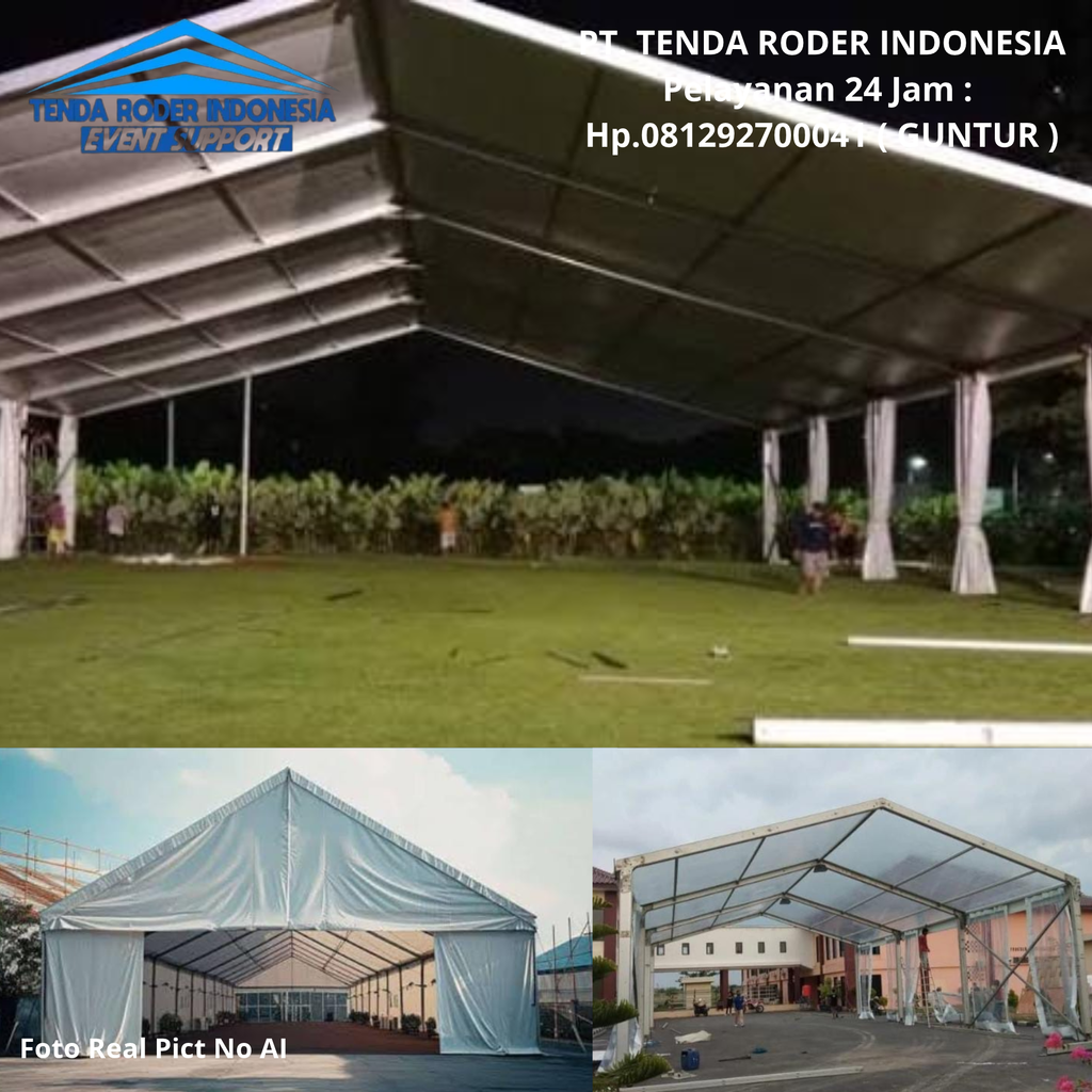 Sewa Tenda sarnafil Plus Fascia,Tenda Roder Bogor 081292700041